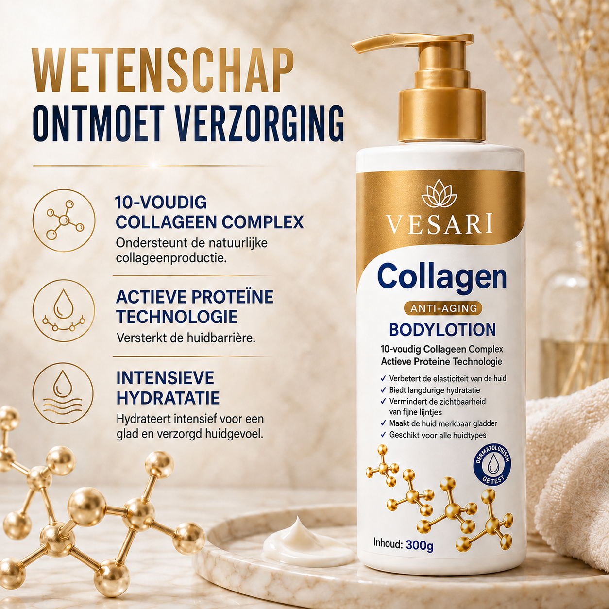 Vesari™ - Verstevigende collageen-bodylotion