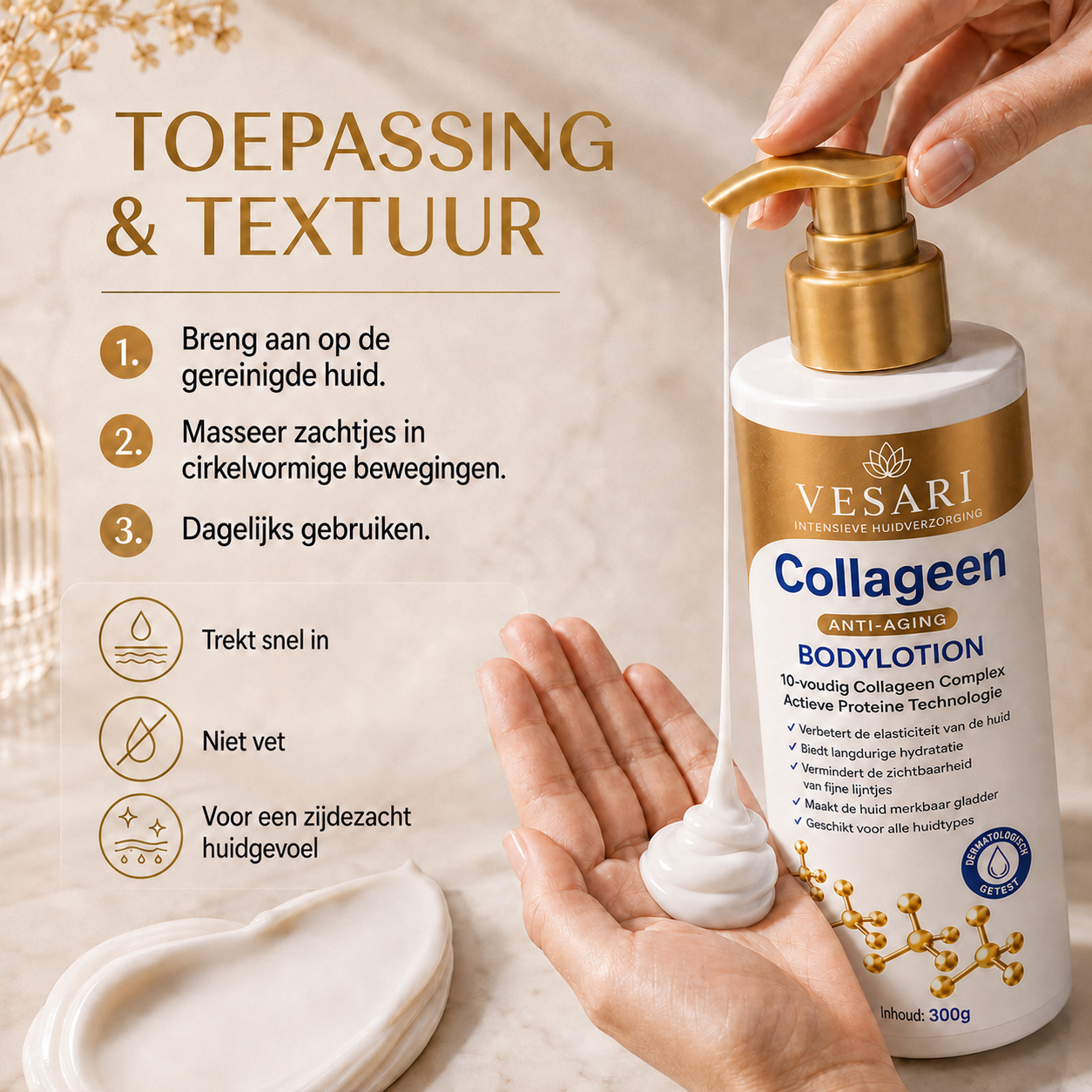 Vesari™ - Verstevigende collageen-bodylotion