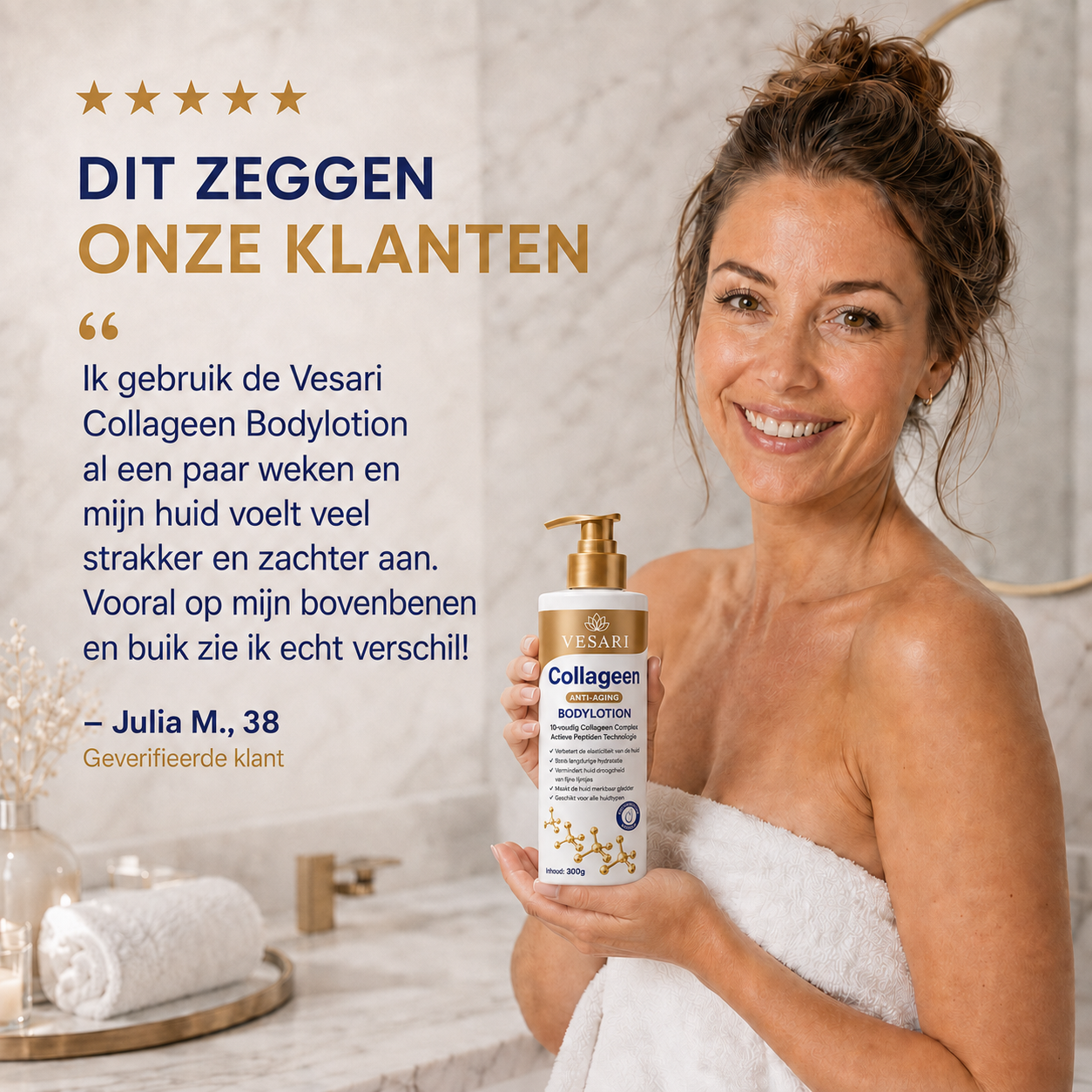 Vesari™ - Verstevigende collageen-bodylotion